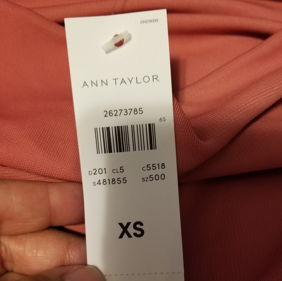NWT Ann Taylor Long Sleeve Women's Size XS Color Orange - Picture 5 of 10